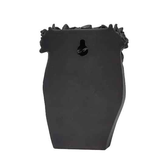 6.75" Black Skull Veil Bust Container by Ashland®